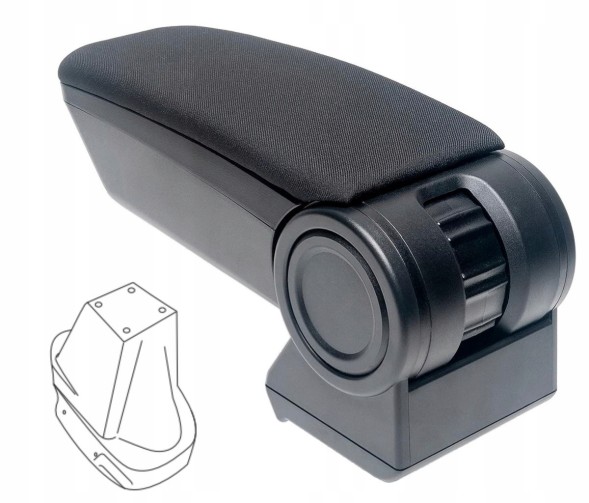 Rati V05234A Підлокітник Armster 3, Toyota Yaris, 2011-2014, тканина