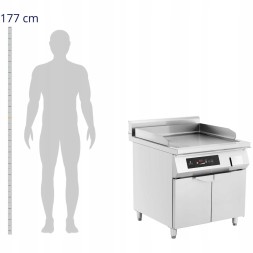 Китай WEW-SC-HP-1022465 Індукційний гриль Royal Catering 720x610 мм 10000 Вт 80-300°C для гастрономії