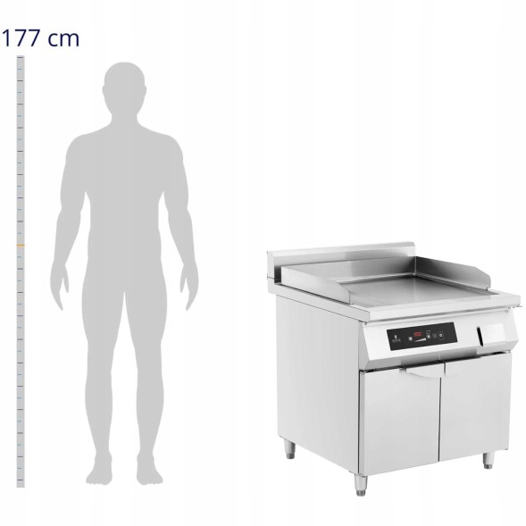 Китай WEW-SC-HP-1022465 Індукційний гриль Royal Catering 720x610 мм 10000 Вт 80-300°C для гастрономії