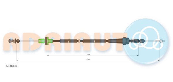 55 0380 ADRIAUTO Тросик