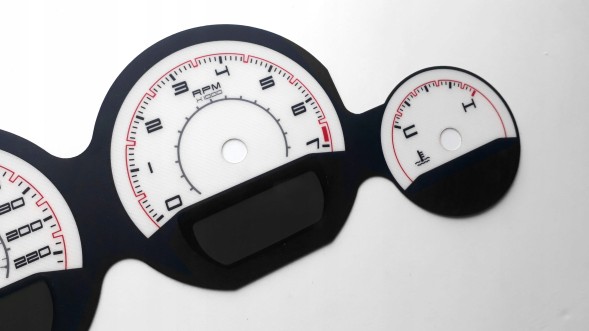 Moman 0089688085325 Заміна циферблатів Dodge Challenger MPH kmh