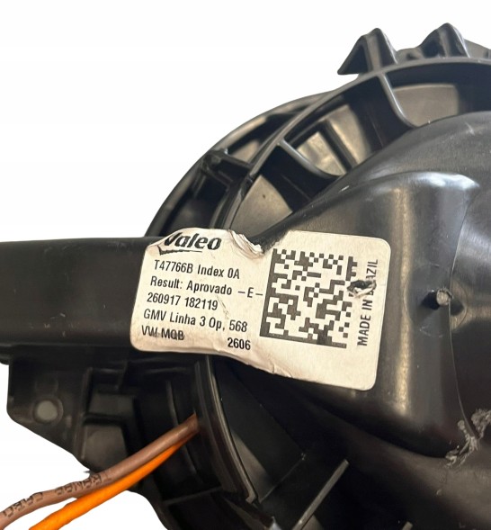 Volkswagen OE Вентилятор повітродувки VW T47766B