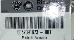 Fiat OE КОМПЛЕКТ ДАТЧИКІВ ПРИЛАДОВОЇ ПАНЕЛІ FIAT TIPO 15- ОРИГІНАЛ 52091873