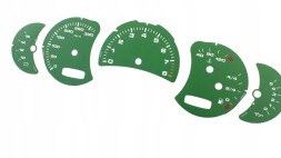Moman 0089688089330 Porsche 911 996 LIFT Green MPH KMH циферблати одометра
