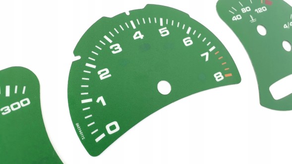 Moman 0089688089330 Porsche 911 996 LIFT Green MPH KMH циферблати одометра