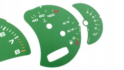 Moman 0089688089330 Porsche 911 996 LIFT Green MPH KMH циферблати одометра