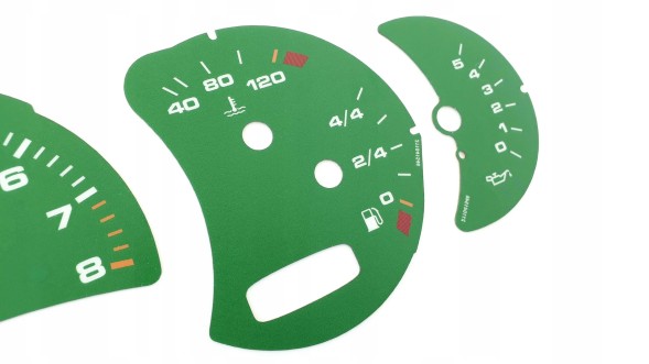 Moman 0089688089330 Porsche 911 996 LIFT Green MPH KMH циферблати одометра