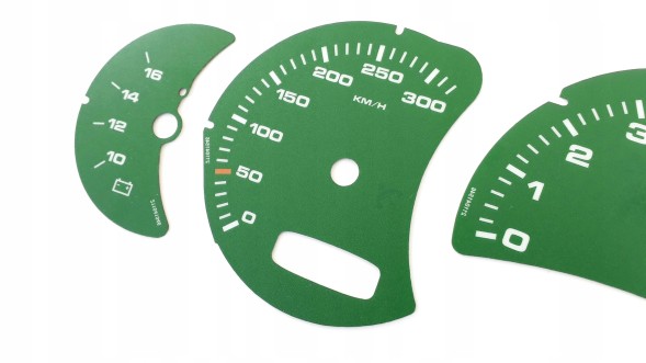 Moman 0089688089330 Porsche 911 996 LIFT Green MPH KMH циферблати одометра