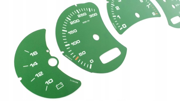 Moman 0089688089330 Porsche 911 996 LIFT Green MPH KMH циферблати одометра