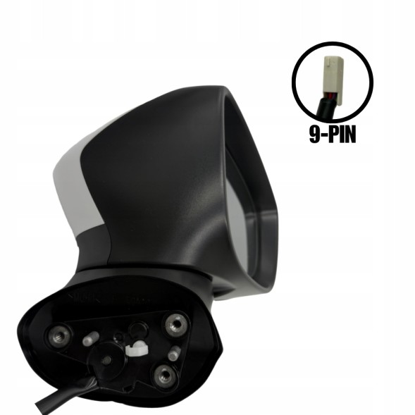 Китай E-4140 MAZDA 3 BM BN ЕЛЕКТРИЧНО СКЛАДАНЕ ДЗЕРКАЛО 9-PIN ПРАВЕ 2016-2019 + BSM