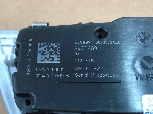 BMW OE 9472969 61319472969 Перемикач Керування Світлом 9472969 BMW F90 G30 G31 G38 G32 LIFT