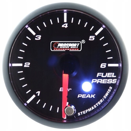 PROSPORT 216SMWBFPSWL270 Датчик тиску палива Prosport серії Stepper Motor Peak 52мм, синій