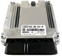 Bosch 03G906016BF 0281011850IMMO OFF КОМП'ЮТЕР ECU AUDI 03G906016BF 0281011850 IMMO OFF