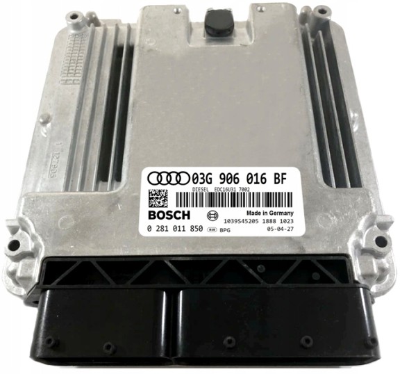 Bosch 03G906016BF 0281011850IMMO OFF КОМП'ЮТЕР ECU AUDI 03G906016BF 0281011850 IMMO OFF