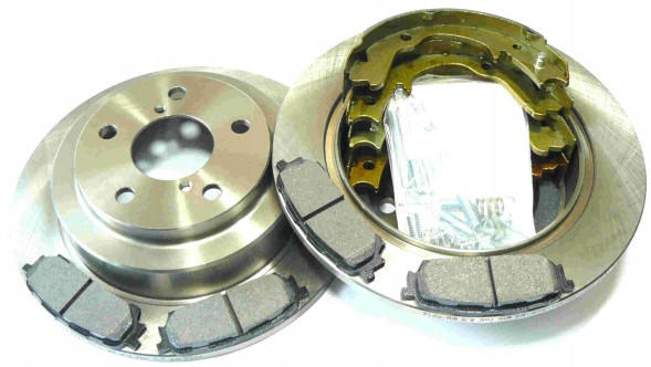 Китай 2117601THSHSP_XT Колодки, диски 266 мм, задні башмаки для Subaru Forester SG Impreza 1999-2009 рр.