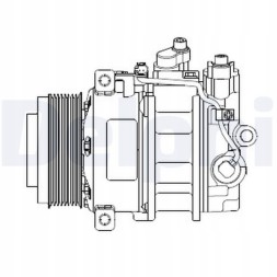 Delphi CS20378 Компресор клім.Мерседес м w164 05- - delphi cs20378