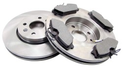GT-Parts 003905 023925 Диски х2 + колодки ПЕРЕДНІ RENAULT LAGUNA SCENIC 262MM