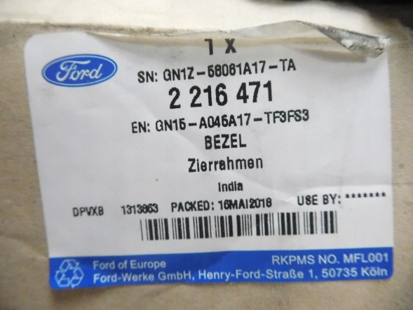 Ford OE Оздоблення верхньої рамки центральної консолі Ford Ecosport OE 2216471