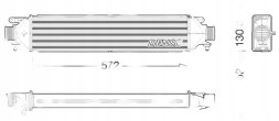 Denso DIT01008 Радіатор охолодження повітря intercooler dit01008 denso