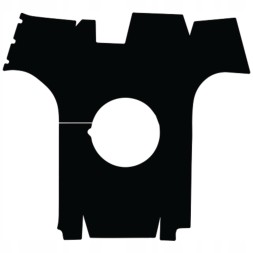 Akcesoria 654950060 GRANIT Велюровий килимок підлоговий