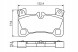 Bosch 0 986 494 205 BOS/ZS Гальмівні колодки vw touareg 02- q7 cayenne bos