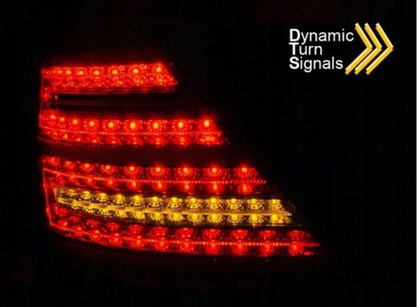 Eagle Eyes LDMED1 mhm Задні ліхтарі LED Червоні Димчасті Тюнінг Стиль Lift Mercedes S-клас W221 2005-2009