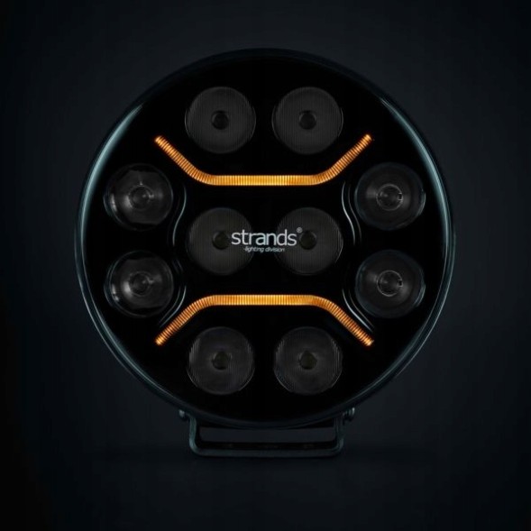Strands ЛАМПА ГАЛОГЕН ДАЛЕКОБІЙНА DARK KNIGHT INTENSE 9" 270927 STRANDS 13500Lm