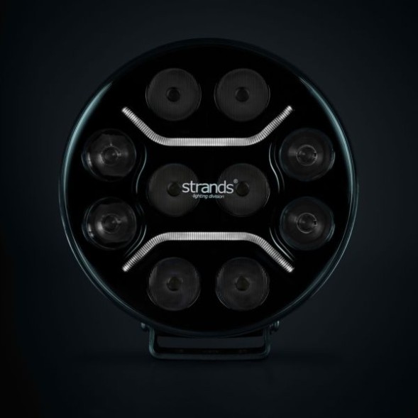 Strands ЛАМПА ГАЛОГЕН ДАЛЕКОБІЙНА DARK KNIGHT INTENSE 9" 270927 STRANDS 13500Lm