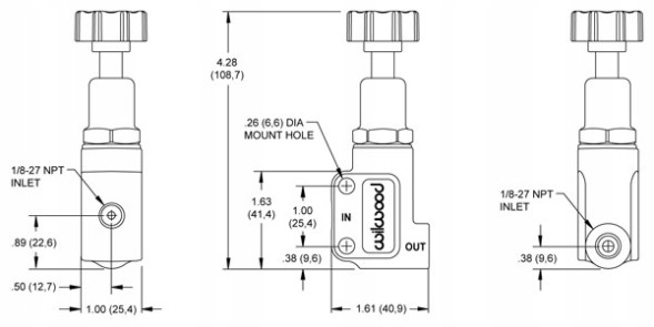 WILWOOD USA-WIL-260-8419 Регулятор гальмівної потужності Wilwood 260-8419