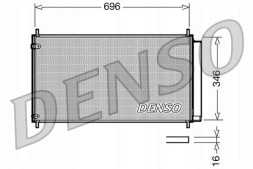 Denso DCN50022 Охолоджувачі кондиціонера (конденсатори denso dcn50022