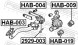 HAB 009 FEBEST Сайлентблок