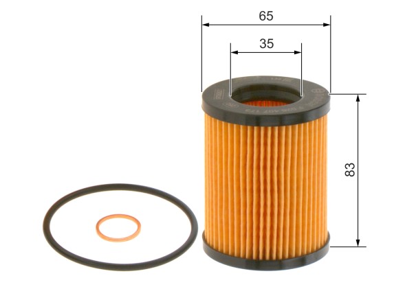 F026407173 BOSCH Фільтр оливи