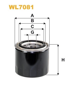 WL7081 WIX FILTERS Фільтр оливи