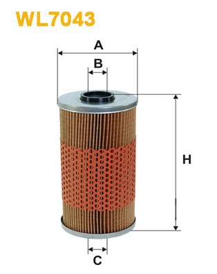 WL7043 WIX FILTERS Фільтр оливи