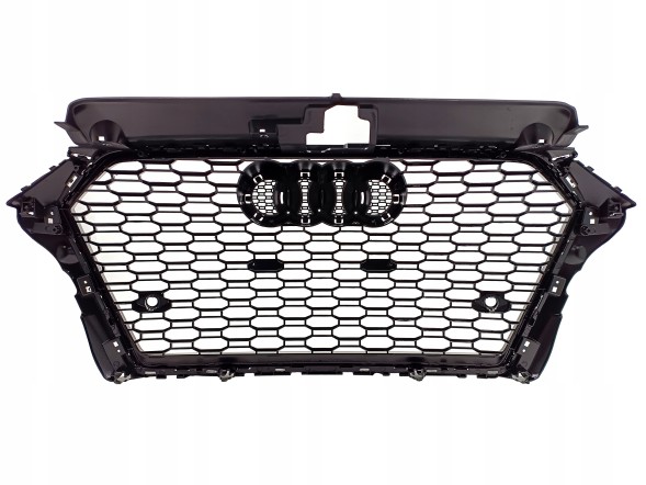 PA 8V3853651AA PLASTER MIODU РЕШІТКА РАДІАТОРА AUDI A3 8V LIFT 2016-2020, СТИЛЬ RS3, СОТОВА) З ПІДТРИМКОЮ РАДАРУ