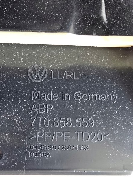 Volkswagen OE 7T1857053A 7T0858559 Декоративна рамка спідометра, колонка керма для Transporter Multivan T7, 7T1857053A