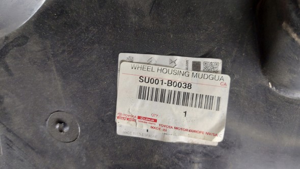 Toyota OE 9817398780 SU001-B0038 PROACE CITY НАДКОЛЕСО ЛІВЕ ПЕРЕДНЄ КОМБО BERLINGO RIFTER PROACE CITY 18-