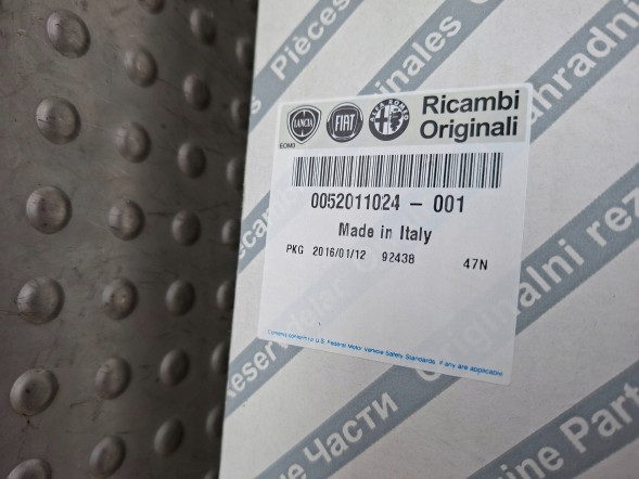 Fiat OE S26340562 КОРПУС ПАЛИВНОГО ФІЛЬТРА З ПІДІГРІВОМ UFI 52011024 FIAT 500 X 1.6 MJET 2016-