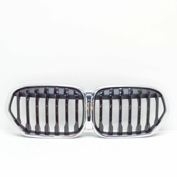 BMW OE DK BMW X1 F48 19- LCI KIDNEY GRILL GLOSS ЧОРНИЙ ХРОМ 8493450 ОРИГІНАЛ