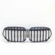 BMW OE DK BMW X1 F48 19- LCI KIDNEY GRILL GLOSS ЧОРНИЙ ХРОМ 8493450 ОРИГІНАЛ