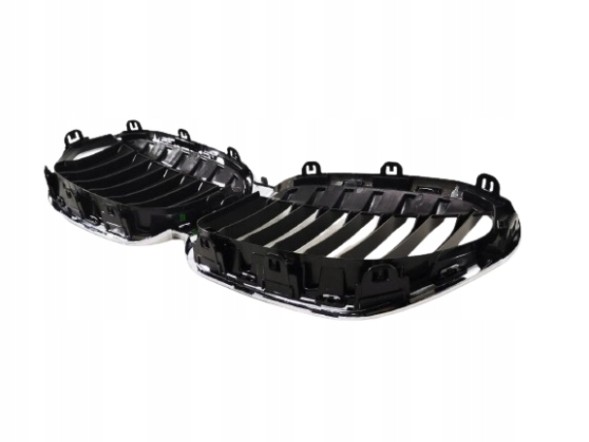 BMW OE DK BMW X1 F48 19- LCI KIDNEY GRILL GLOSS ЧОРНИЙ ХРОМ 8493450 ОРИГІНАЛ