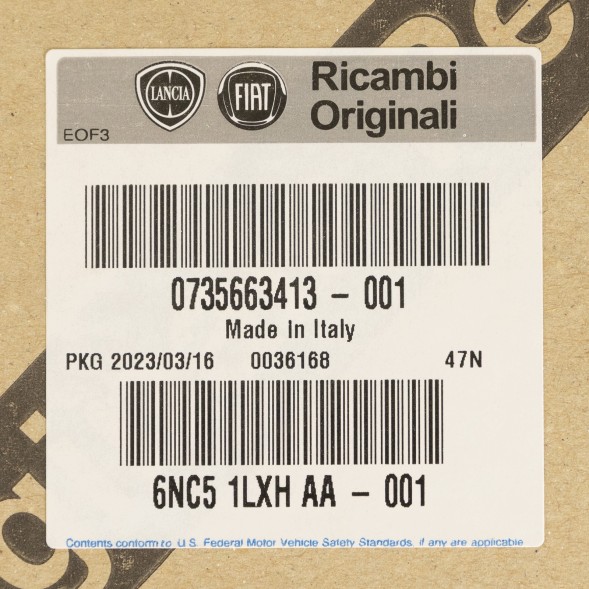 Fiat OE Обшивка дверей задня ліва Fiat 500X OE 735663413