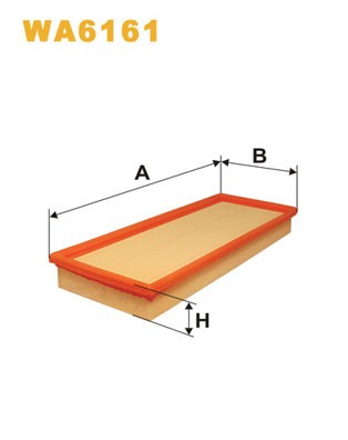 WA6161 WIX FILTERS Фільтр повітряний
