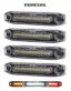 PURELUX Lampa pozycyjna/ obrysowa Purelux Spectre 12X 12/24V 102 mm 3 kolory / 4szt HS15439-19005 Габаритний ліхтар Purelux Spectre 12X 12/24V 102 мм 3 кольори / 4 шт.