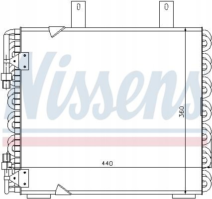 Nissens 94172 Конденсатор радіатора кондиціонування повітря 94172 nissens