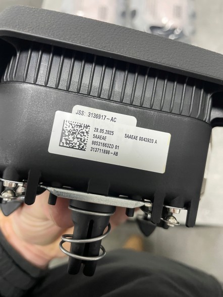 Fiat OE 98531663ZD AIRBAG FIAT SCUDO 3 III LIFT 2024- ПОДУШКА БЕЗПЕКИ ОРИГІНАЛ НОВА ІДЕАЛЬНА