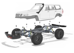 Китай Nissan Patrol Gu4 body lift 25mm lift 1 cal / wersja 5 drzwiowa Nissan Patrol Gu4 боді ліфт 25мм ліфт 1 дюйм / 5 дверна версія