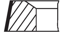028RS101010V0 MAHLE ORIGINAL Комплект поршневих кілець
