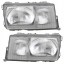 TYC 500109-E + 500110-E MHM TUNING Фара Передня Tyc Mercedes 190 W201 W 201 1982-1993 комплект