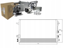 Nissens PRO/94929 NIS Конденсатор кондиціонера chrysler voyager iv dodge c + помічник зіткнення #34